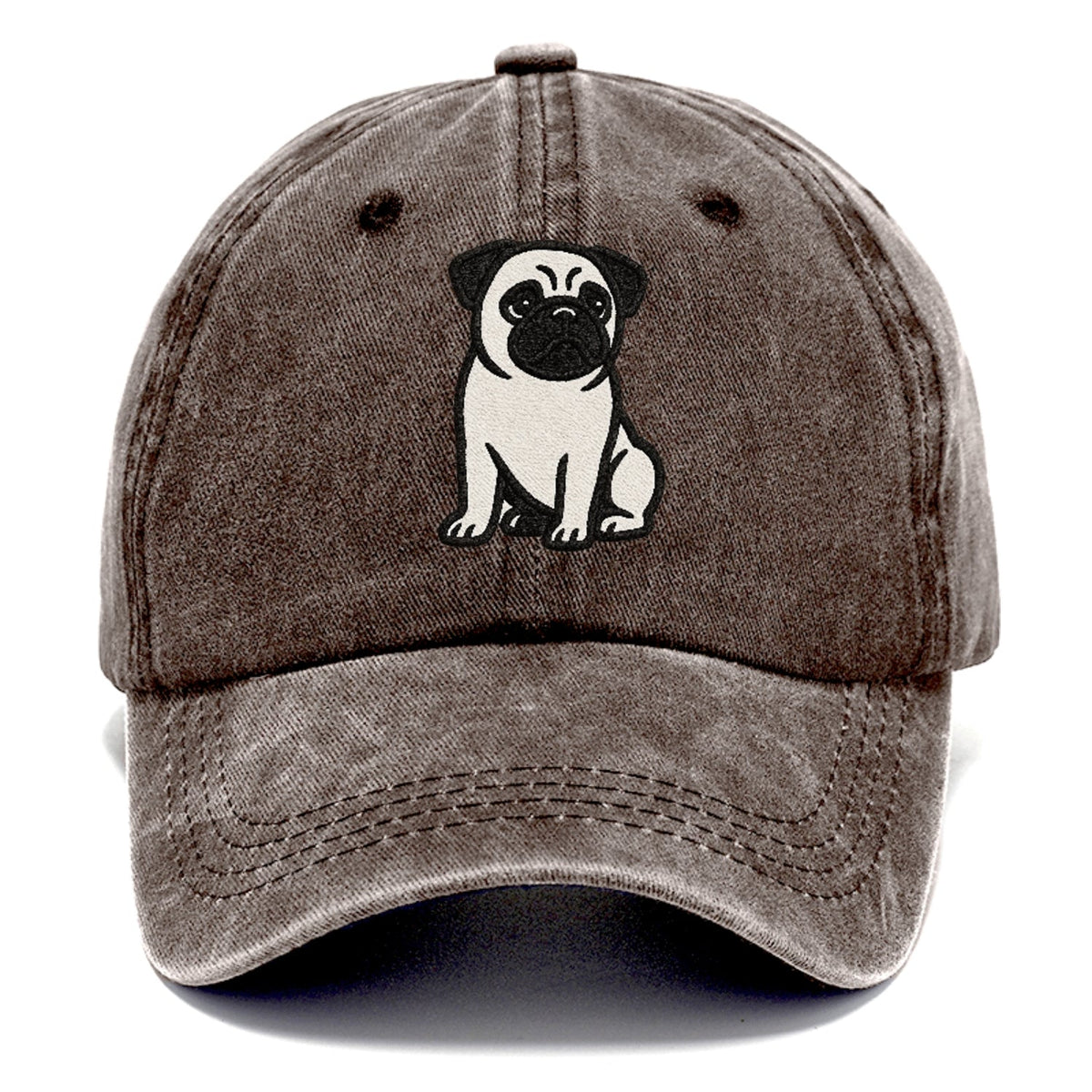 Black Pug Charming Companion Classic Cap