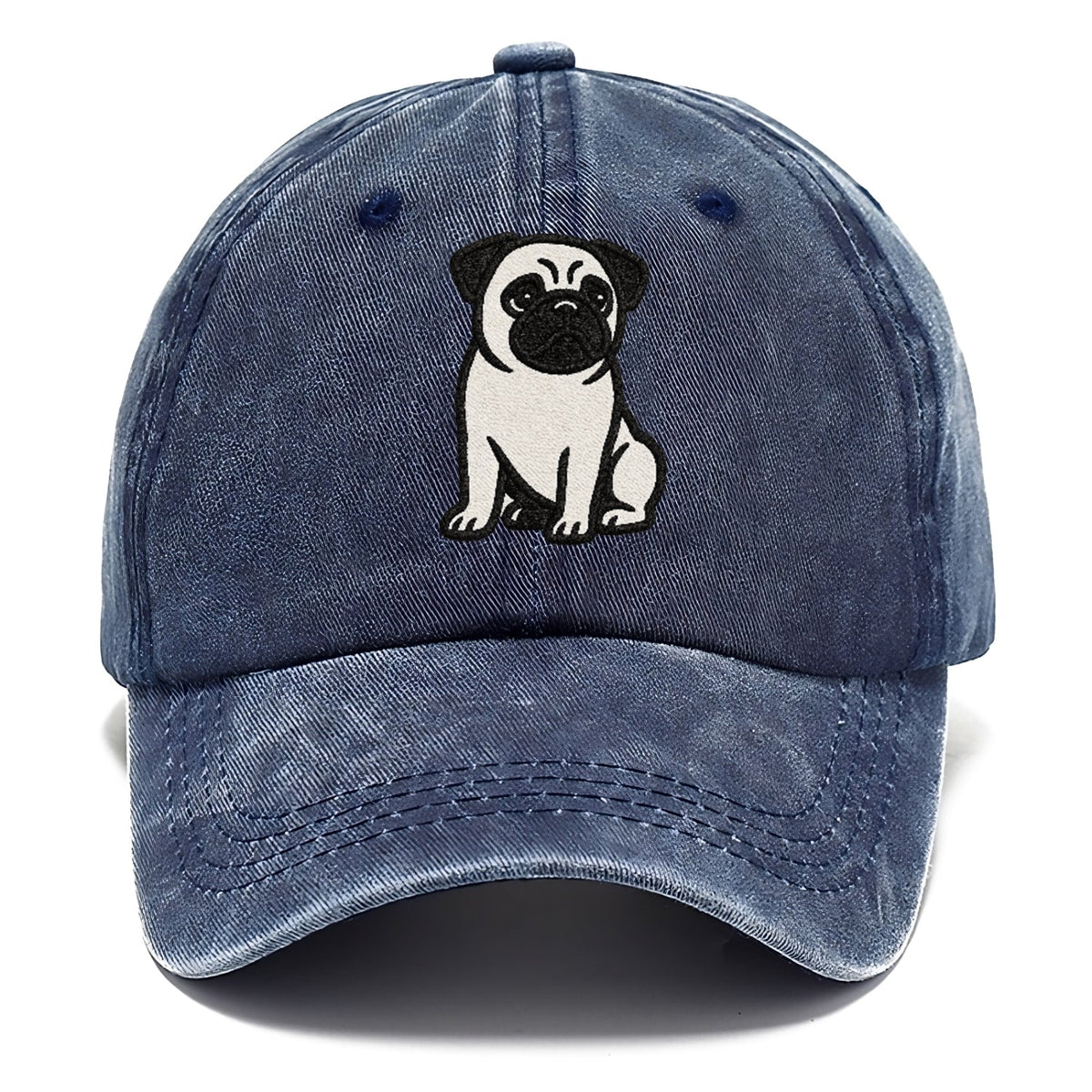 Black Pug Charming Companion Classic Cap