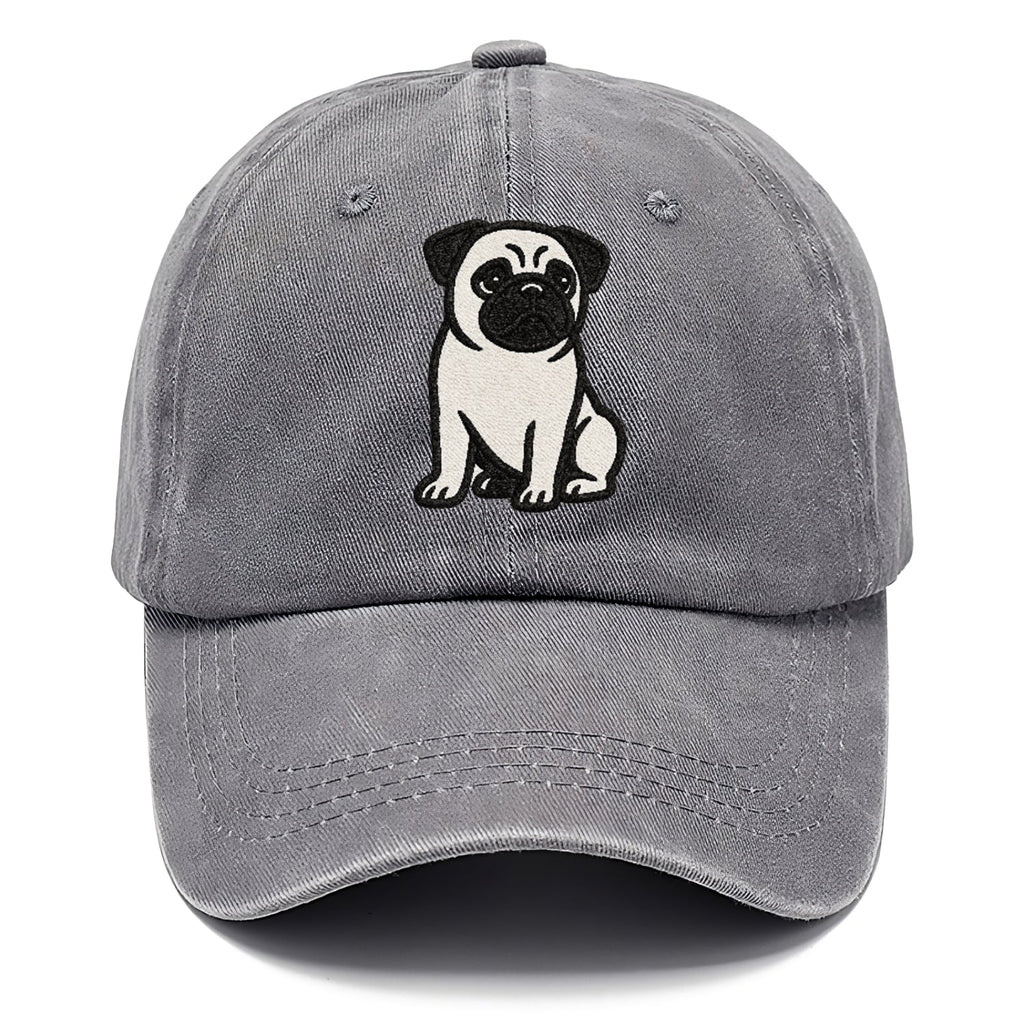 Black Pug Charming Companion Classic Cap