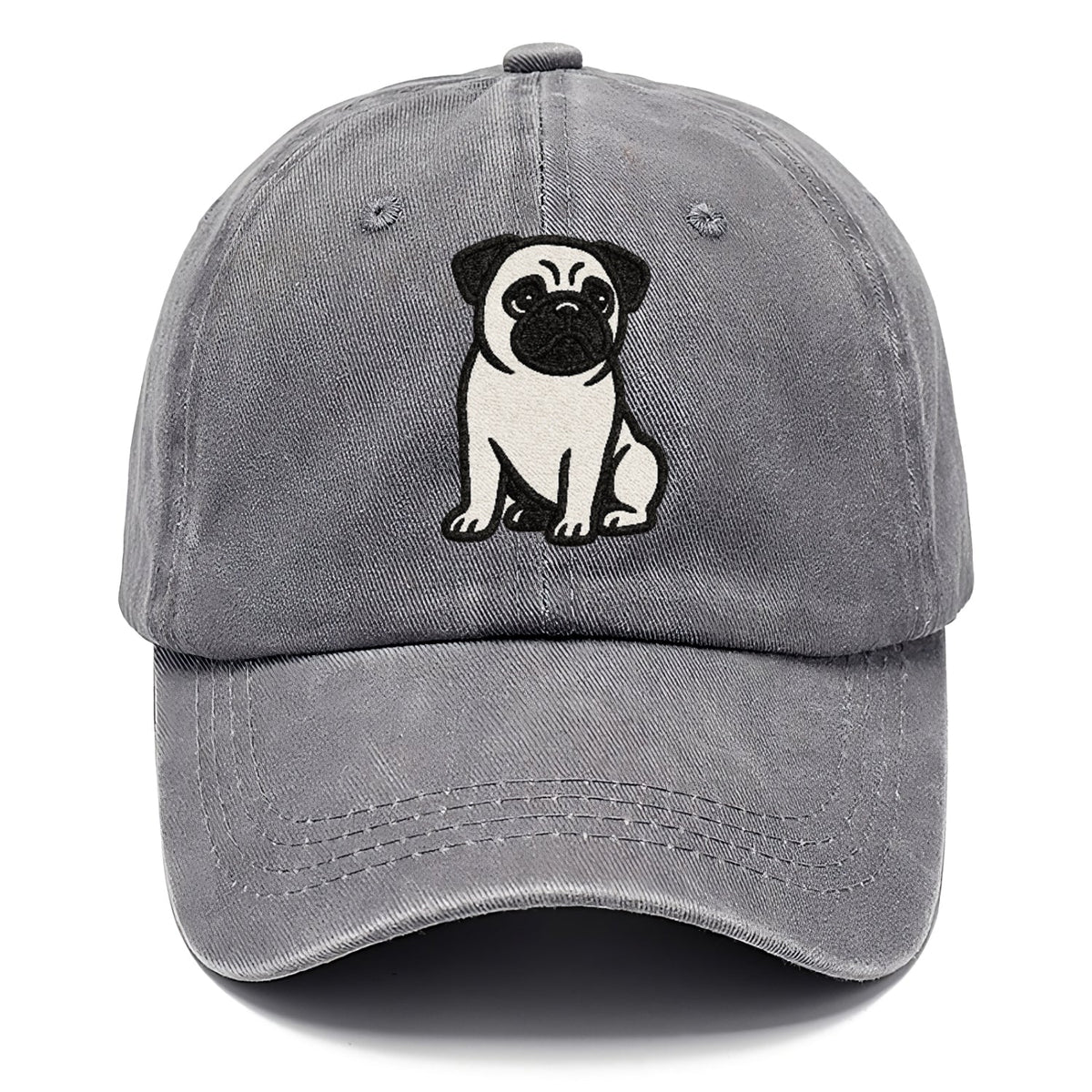 Black Pug Charming Companion Classic Cap