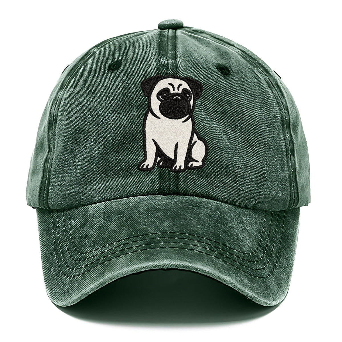 Black Pug Charming Companion Classic Cap