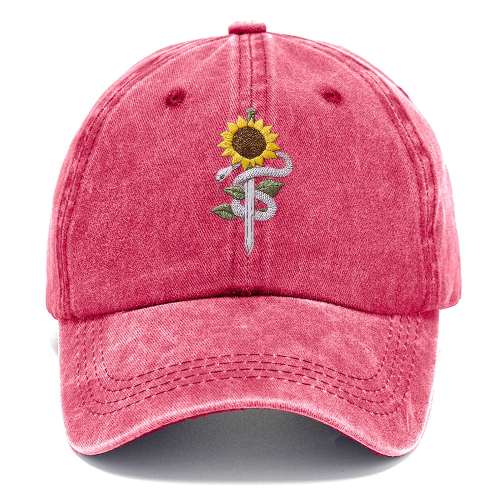 Serpent Sunflower Classic Cap