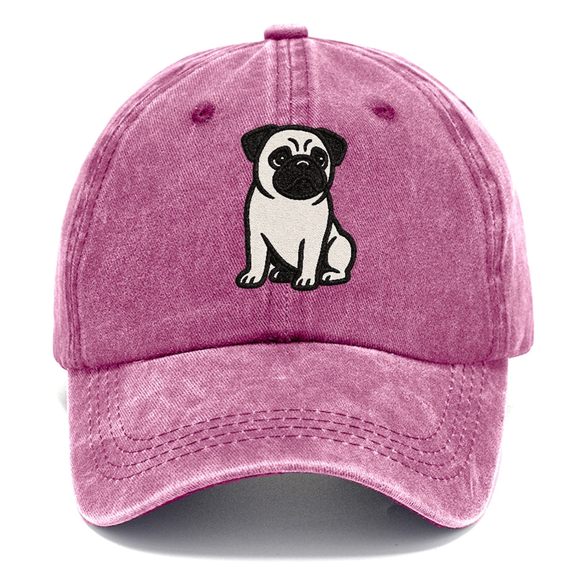 Black Pug Charming Companion Classic Cap