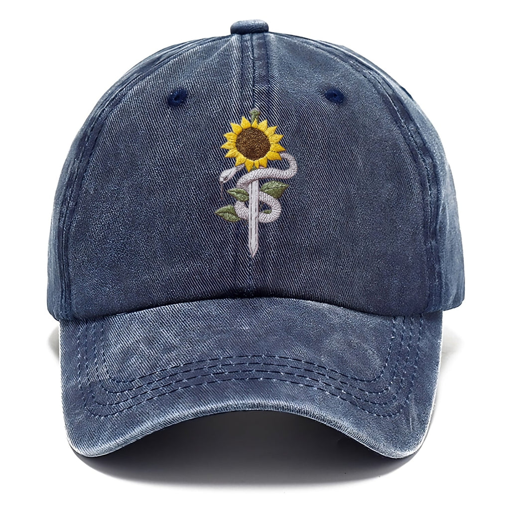 Serpent Sunflower Classic Cap