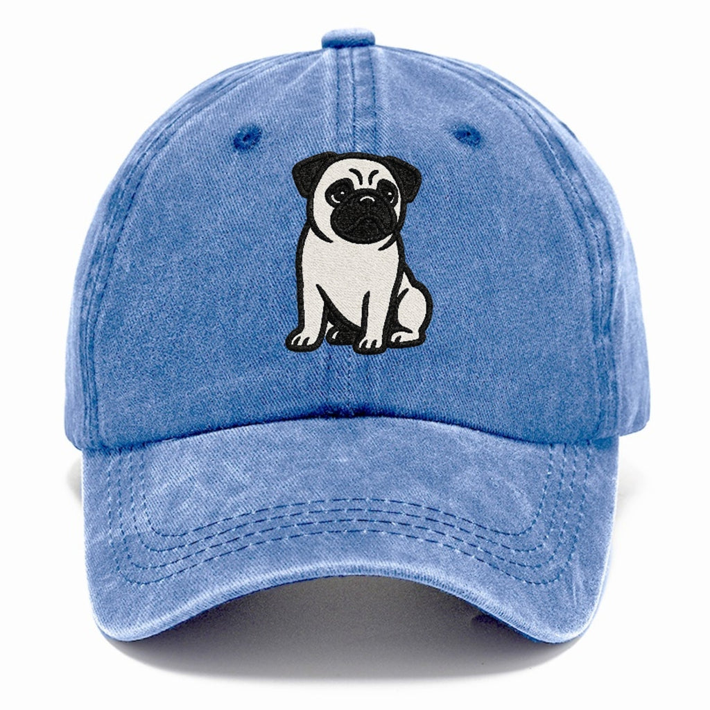 Black Pug Charming Companion Classic Cap