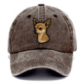Chihuahua - Modern tiny dog logo with bo - Classic Cap