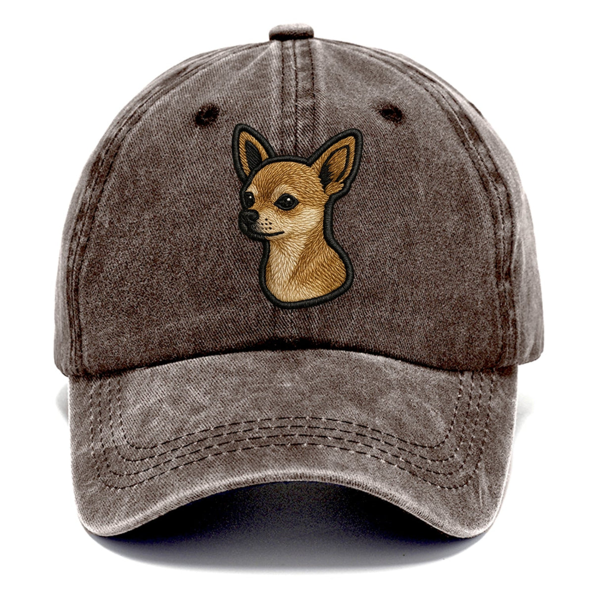 Chihuahua - Modern tiny dog logo with bo - Classic Cap
