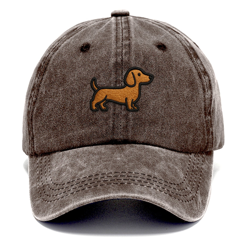 Dachshund - Modern elongated silhouette - Classic Cap