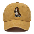 Basset Hound - Tri-color embroidered sit Classic Cap