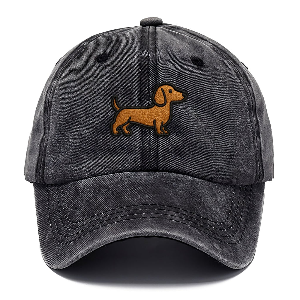 Dachshund - Modern elongated silhouette - Classic Cap