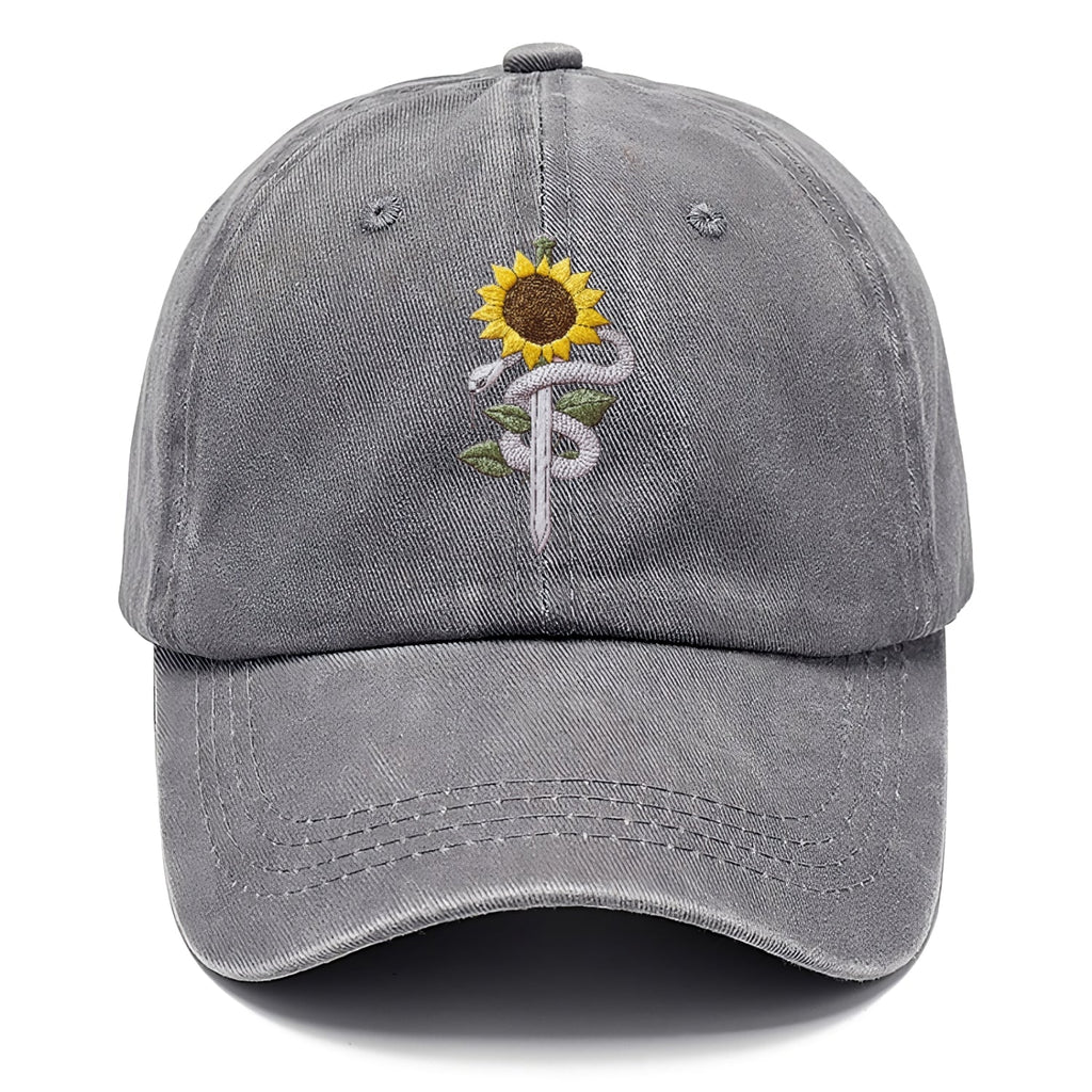 Serpent Sunflower Classic Cap