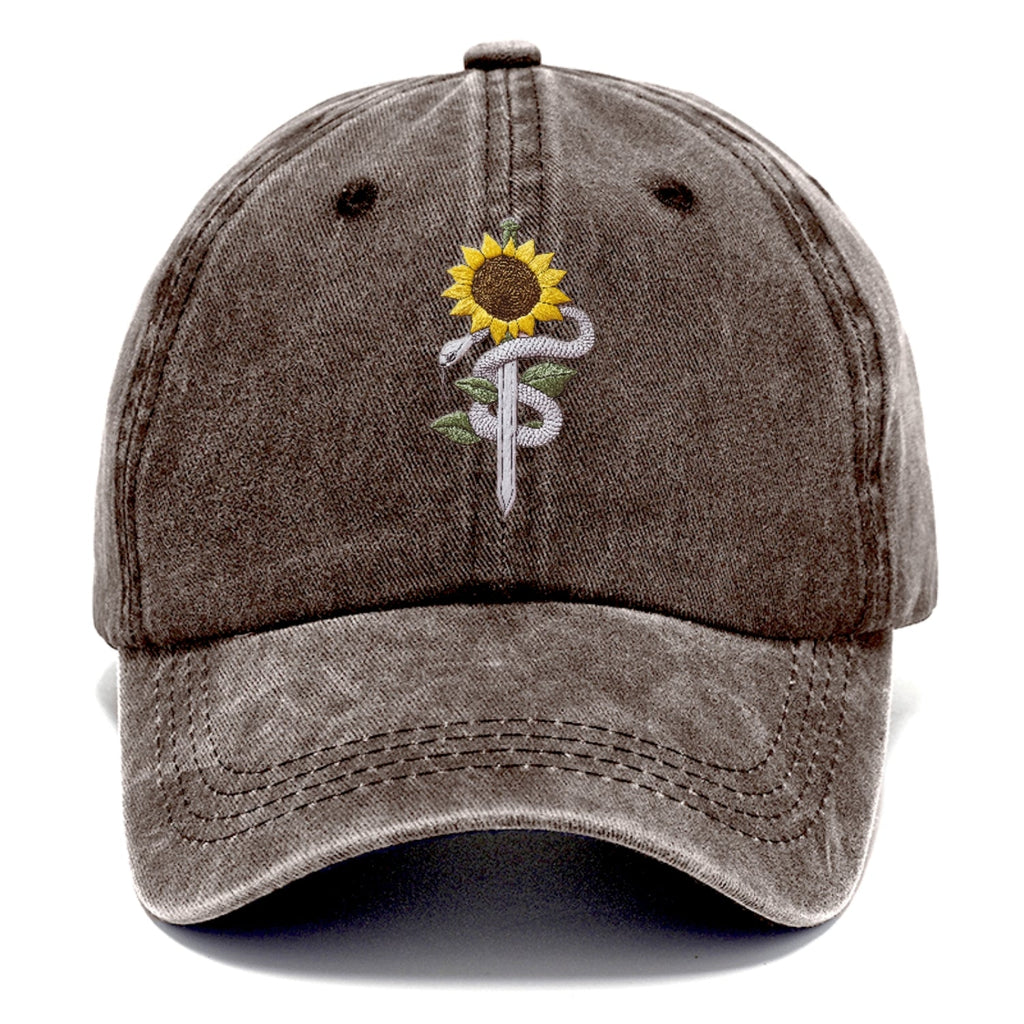 Serpent Sunflower Classic Cap