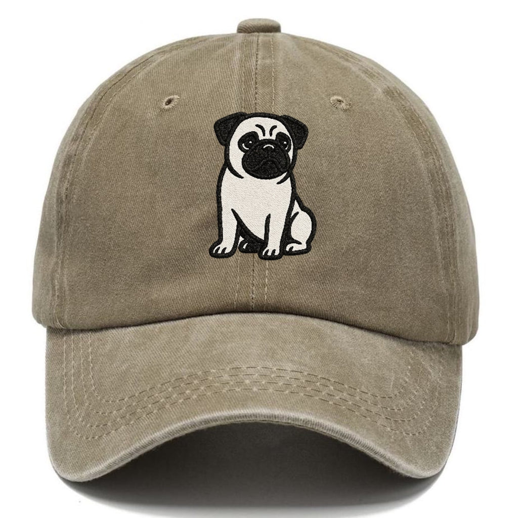 Black Pug Charming Companion Classic Cap