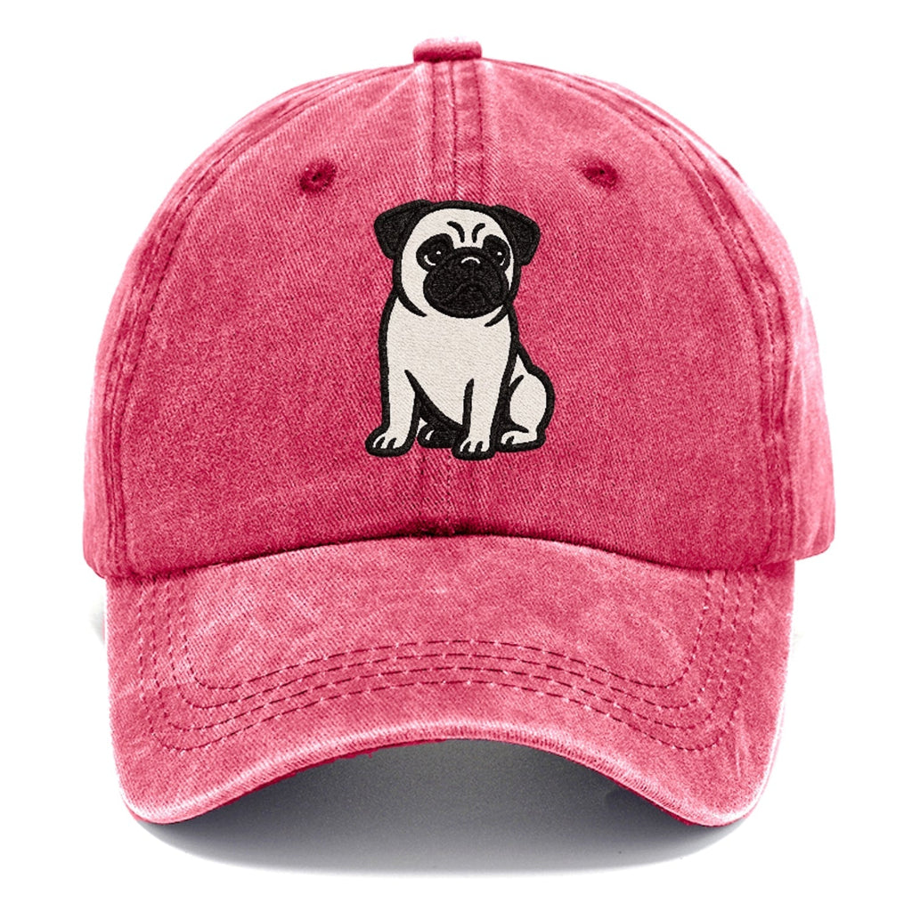 Black Pug Charming Companion Classic Cap