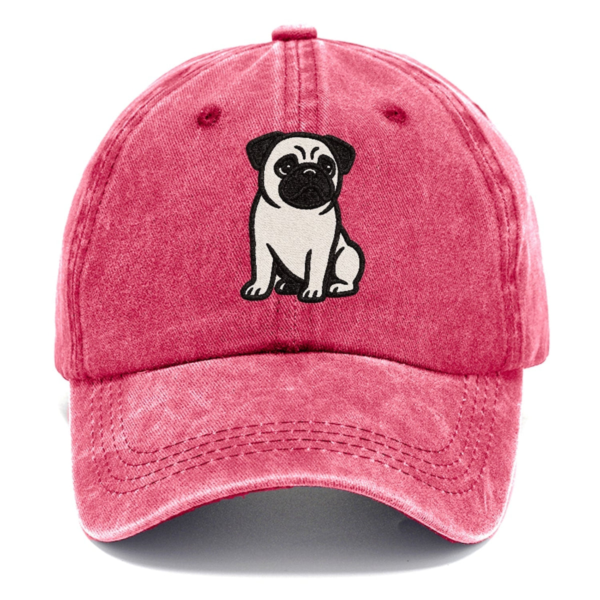 Black Pug Charming Companion Classic Cap
