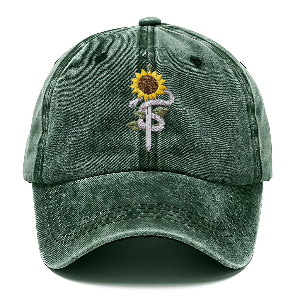 Serpent Sunflower Classic Cap