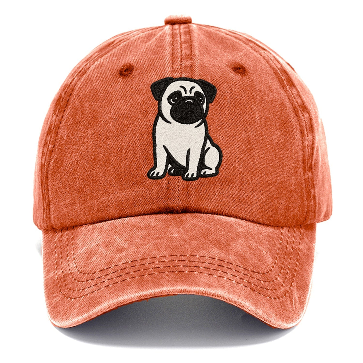 Black Pug Charming Companion Classic Cap