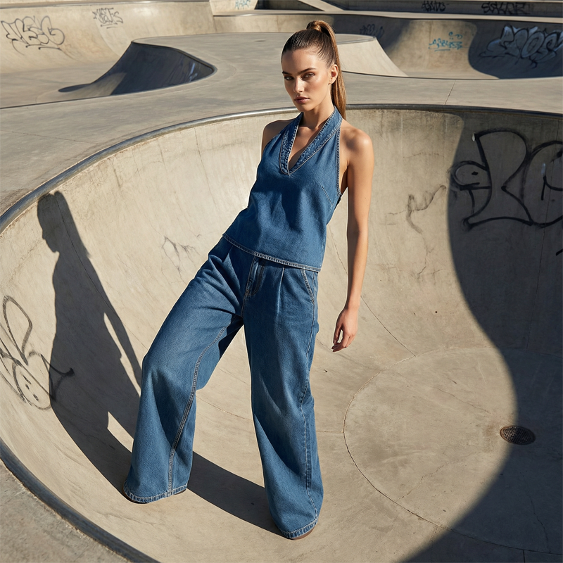 The Marina Relaxed Denim Set
