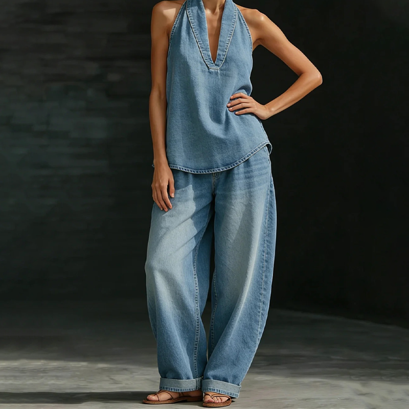 The Marina Relaxed Denim Set